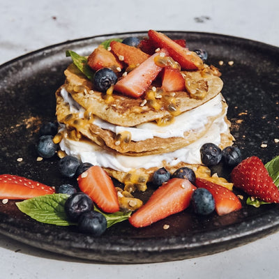 Vegan Banana & Oats Pancakes Recipe